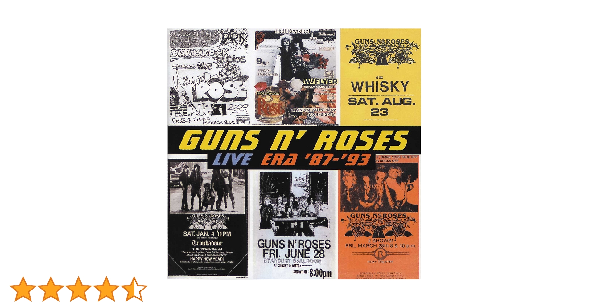 レア ブート盤　GUNS'N' ROSES LIVE 1987.UK 二枚組LP レア ブート盤 GUNS´N´ ROSES LIVE 1987.UK 二枚組LP
